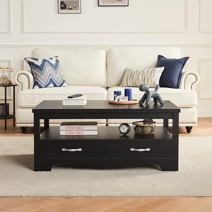 LINSY HOME Farmhouse Coffee Table - Image 7