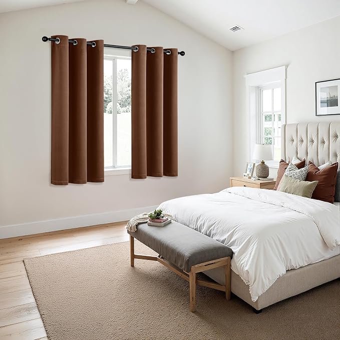 MIULEE Bedroom Blackout Curtains Thermal Insulated Room Darkening Drapes - Image 6