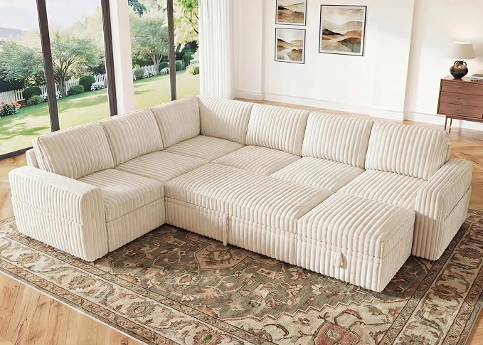 HONBAY Modular Sectional Sleeper Sofa by HONBAY