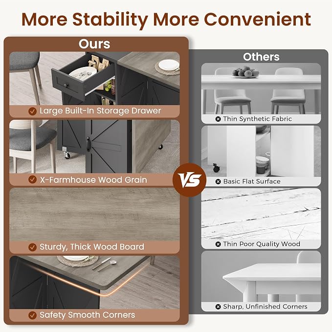 Space Saving Folding Dining Table - Image 9