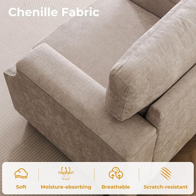 Oversized Accent Chair with Seat Storage, Comfy Living Room Chairs with Armrest - Image 6