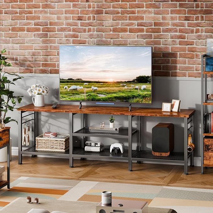 Furologee TV Stand for TVs up to 65 Inch, Entertainment Center - Image 6