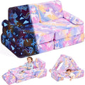 IFNOW Modular Kids Play Couch, Convertible & Washable Toddler Foam Couch Kids by IFNOW