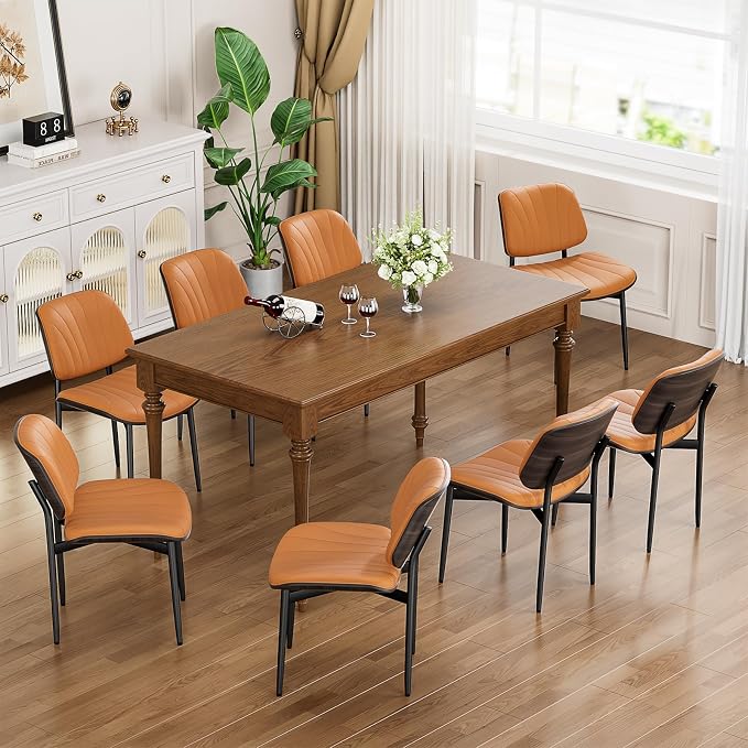 YaFiti Dining Chairs Set of 2, Mid Century Modern Dining Room and Kitchen Chairs - Image 8