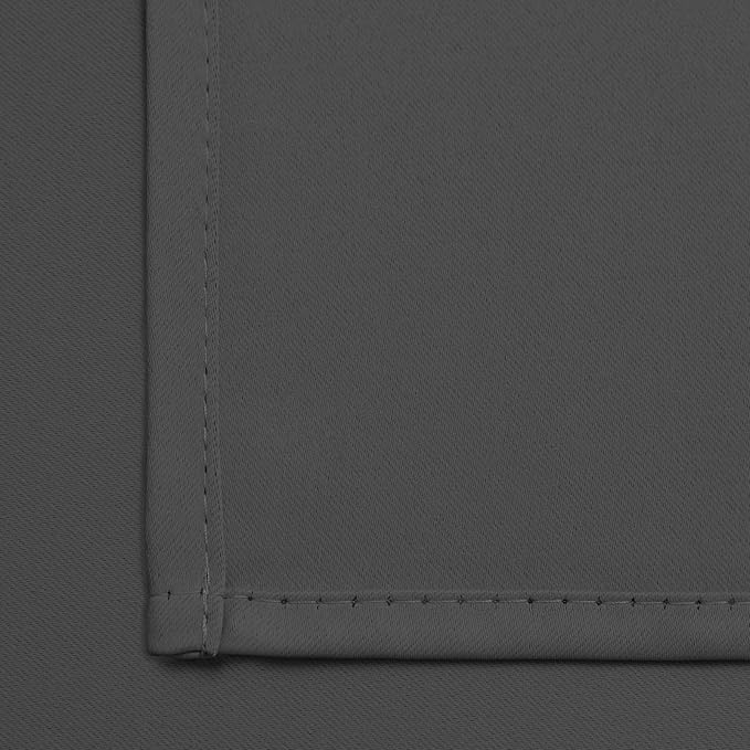 Yakamok Blackout Grey Curtains for Bedroom/Living Room Thermal Insulated - Image 5