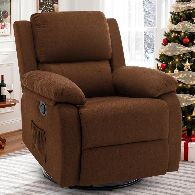 Korser Recliner Chair, 360 Swivel Rocker Chair by KORSER