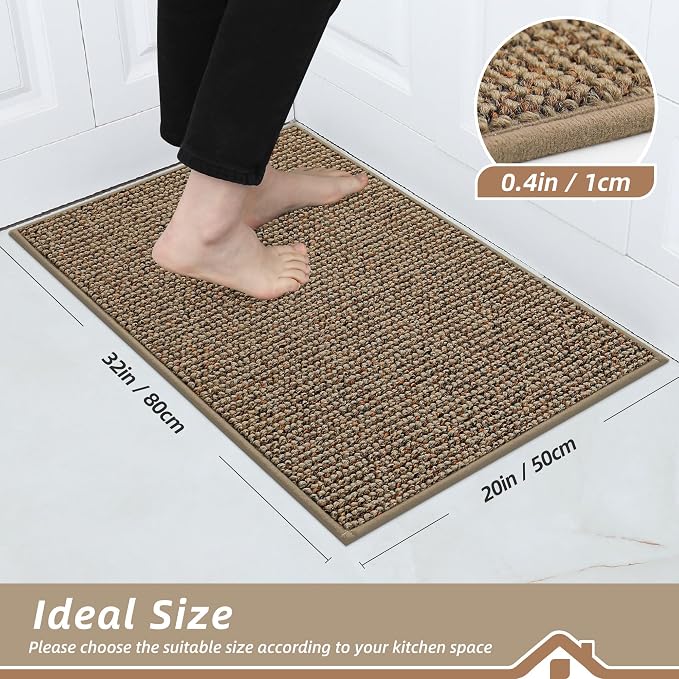 BEQHAUSE Kitchen Rugs 20"x32", Non-Slip Kitchen Mats - Image 2