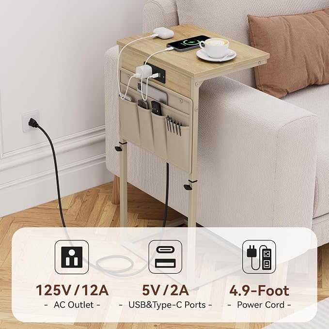 Vagusicc C-Shaped End Table - Image 7