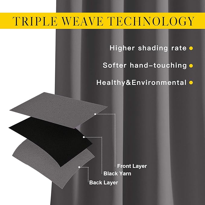 NICETOWN Blackout Curtains for Bedroom - Image 6