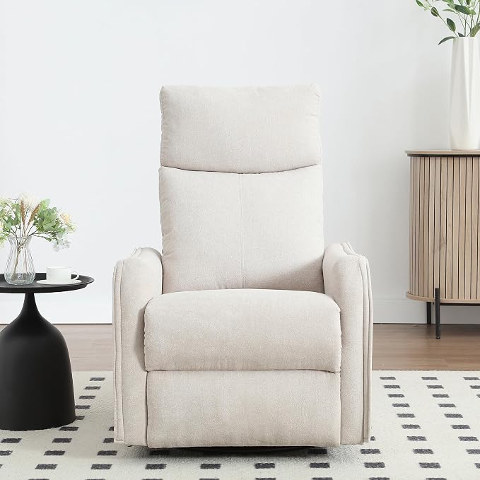 Trustyue Swivel Rocker Recliner Chair, 360° Swivel Recliner - Image 2