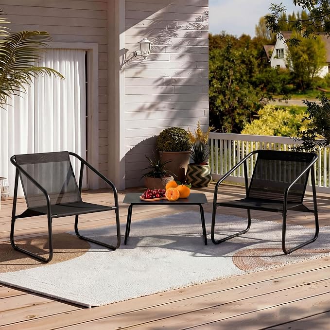 DUMOS 4 Piece Patio Furniture Set，Outdoor Patio Furniture Set - Image 2