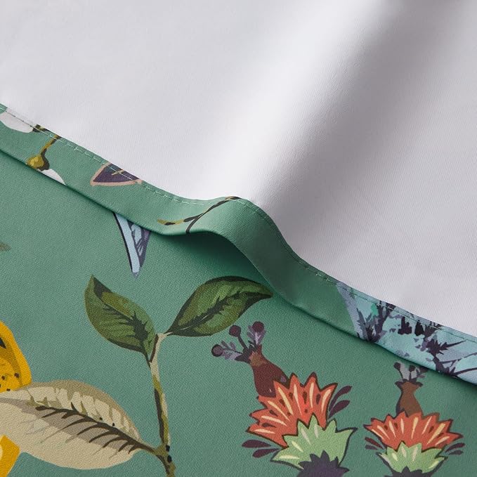Topfinel 54 Inches Long Short Floral Spring Curtains - Image 8