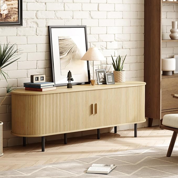 ONBRILL 70.8" TV Stand with Power Outlet - Image 8