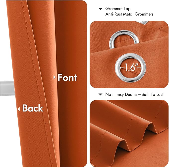 MIULEE Short Fall Curtains for Windows - Image 5