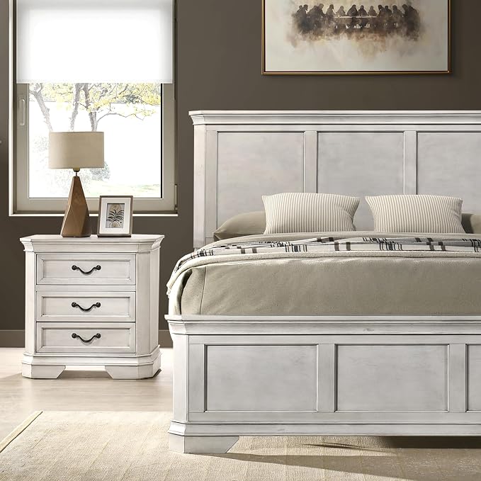 Roundhill Furniture Maderne Wood Panel Bed - Image 8