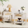 Set of 2 Nightstands, Modern End Table by MILEFA