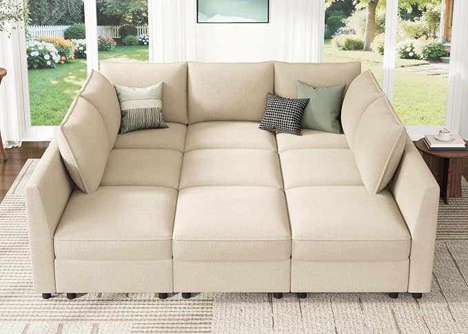 HONBAY Modular Sectional Sleeper Sofa - Image 3