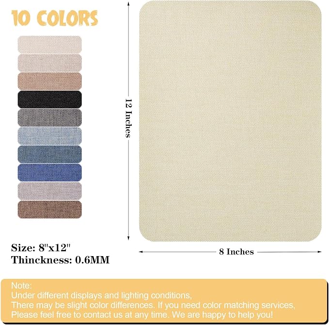 Canvas Repair Patch 8 x12 Inch, Self-Adhesive Waterproof Linen Repair Patches - Image 2