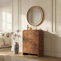 Curved 5-Drawer Dresser for Bedroom, 45.59" Tall Modern Chest of Drawers by TheBeautyofRusticRefined