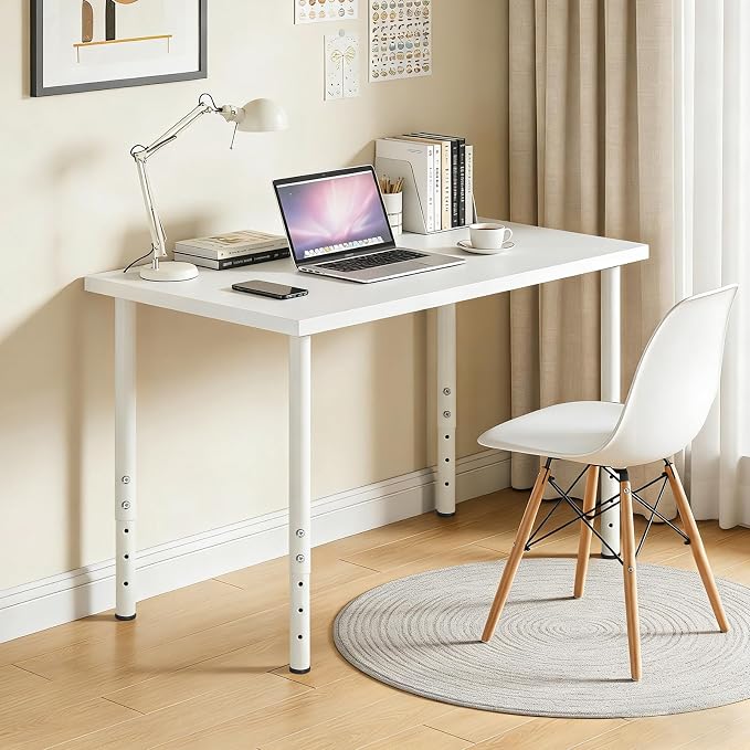 QLLY 24-40 inch Adjustable Metal Table Legs, Heavy Duty DIY Desk Legs - Image 6