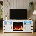 YESHOMY LED Fireplace TV Stand by SearchallYESHOMY