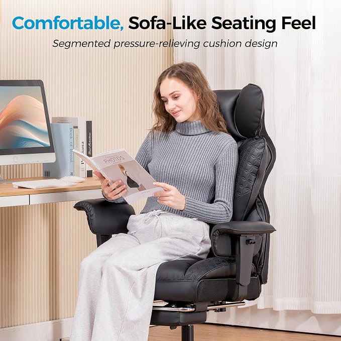 COMHOMA Big and Tall Office Chair Heavy Duty Wide Ergonomic Gaming Chair - Image 8