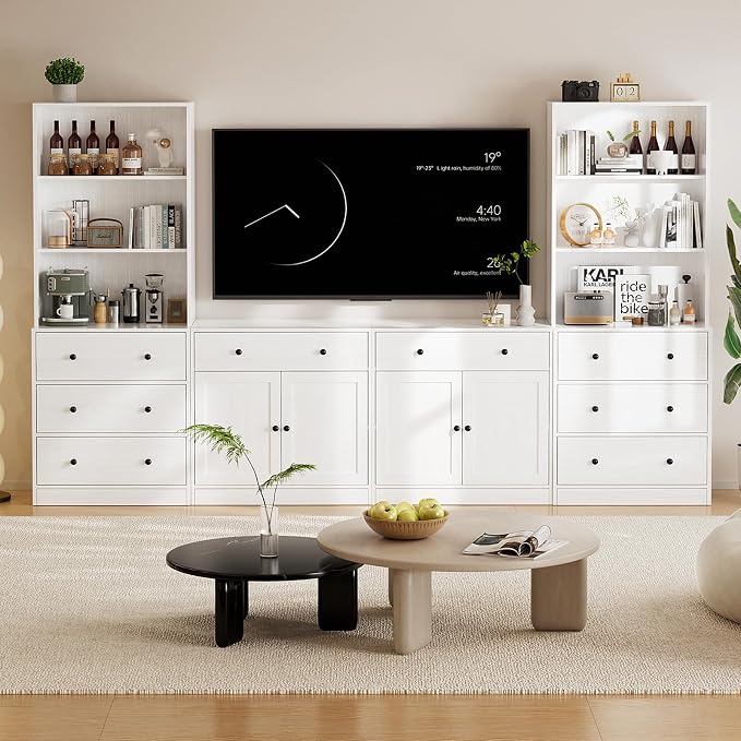 TUSY 71" Large TV Stand Set - Image 3