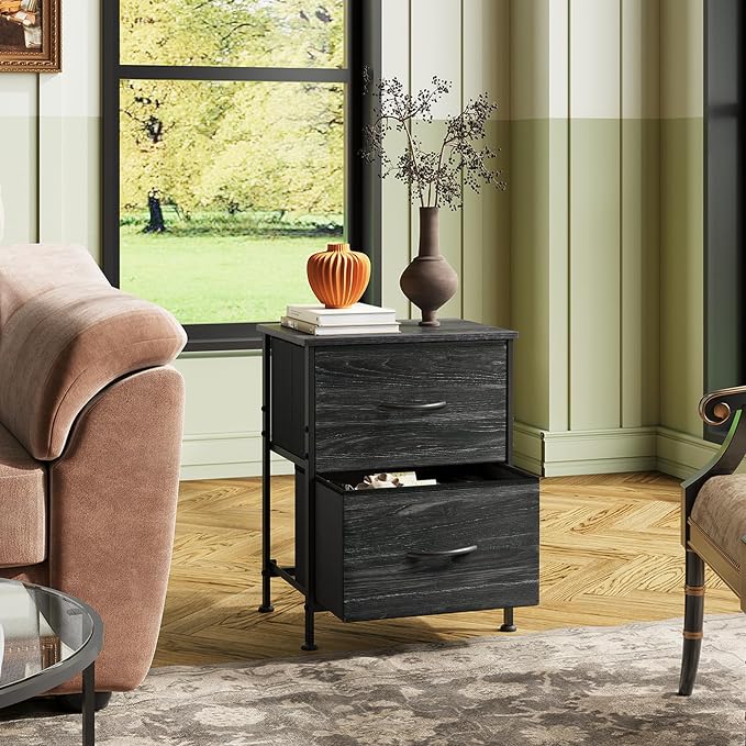 WLIVE Night Stand Set 2, Nightstand - Image 2