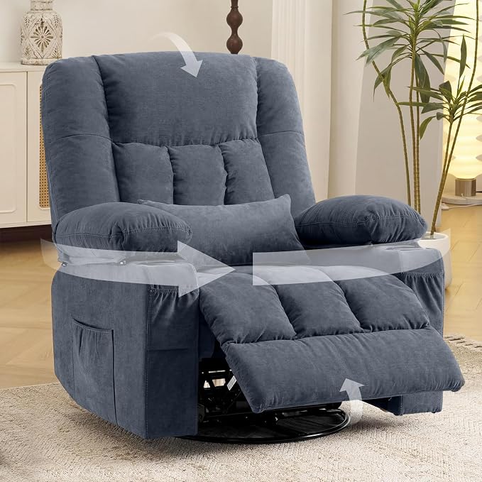 Swivel Rocker Recliner Chair - Image 3