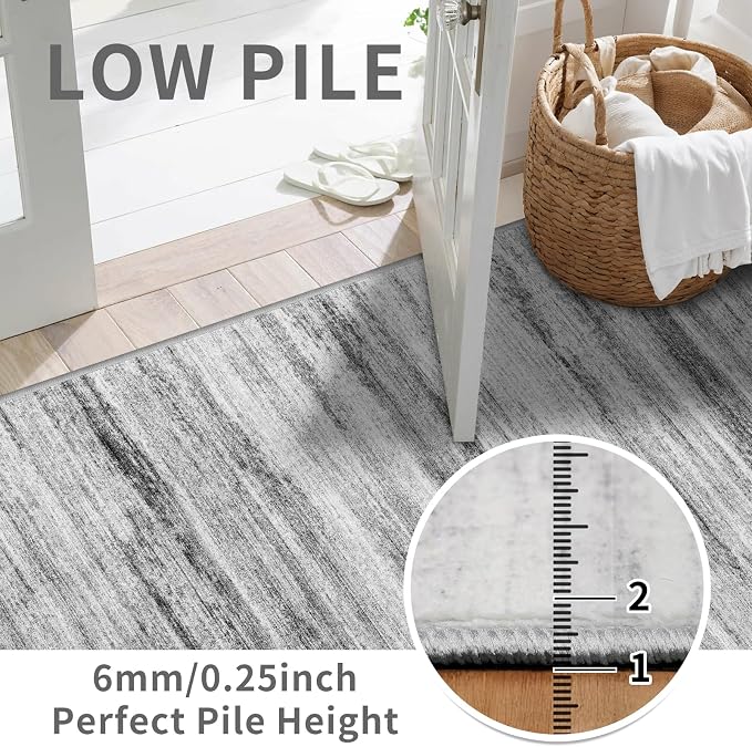 6x12 Runner Rug for Wide Hallway: Long Washable Area Rugs for Living Room - Image 2