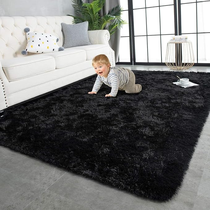 TWINNIS Super Soft Shaggy Rugs Fluffy Carpets, 5x7 Feet, Indoor Modern Plush by TWINNIS