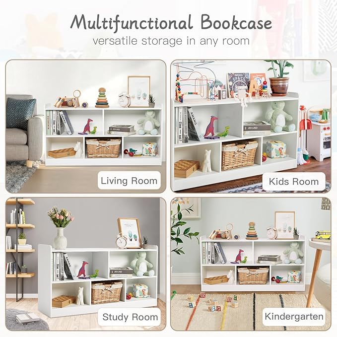 Montessori Shelf, Wooden Toy Storage Organizer - Image 4
