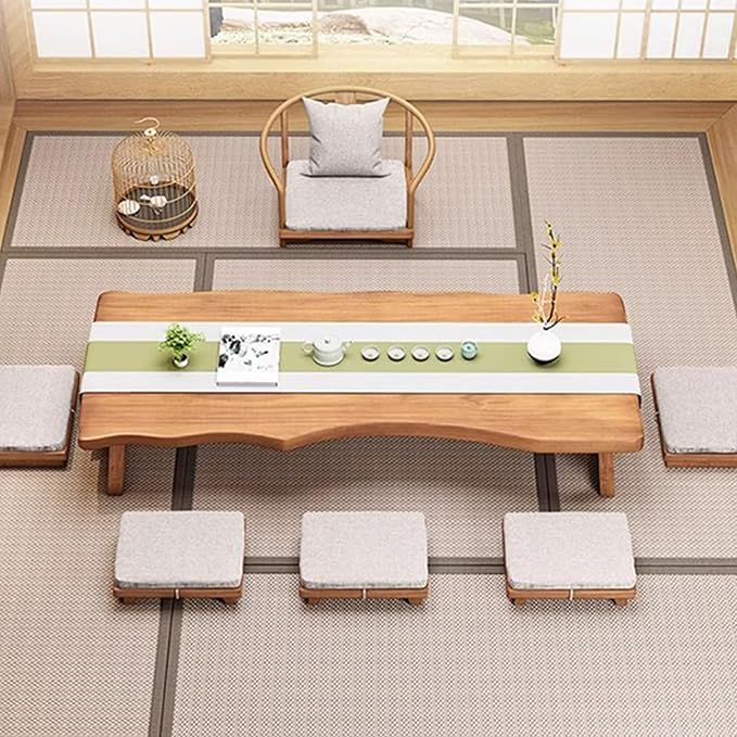 Living Room Coffee Table Japanese Style Floor Table Low Table Reception Room - Image 4