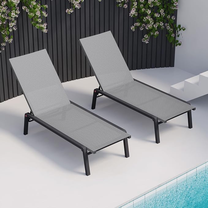Patio Chaise Lounge Set of 2 - Image 6