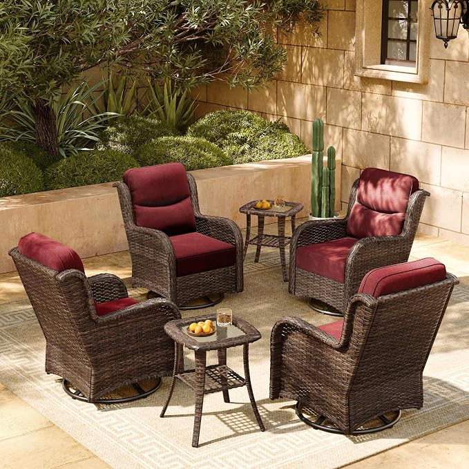 HILLGA 6-Piece Luxury Patio Furniture Set by HILLGA