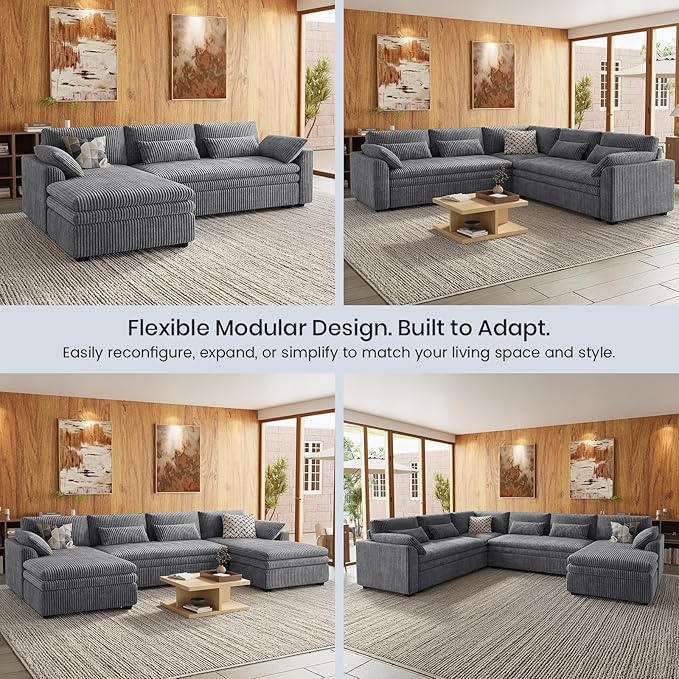 Belffin Large Modular Sectional Sofa - Image 4