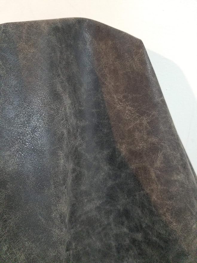 NAT Leathers | Crazy Horse Faux Leather Upholstery Fabric Leather by The Yard by NATLeathers