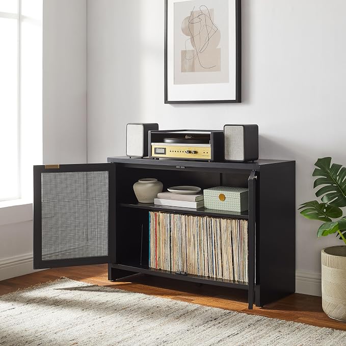 Crosley Furniture Kenji Media Console, Record Player Stand - Image 8