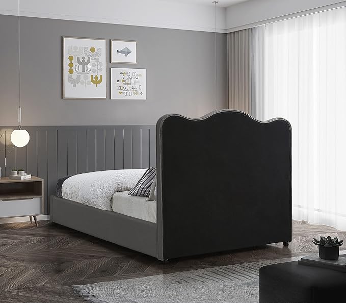 Meridian Furniture FelixGrey-F Felix Collection Modern | Contemporary Linen - Image 7