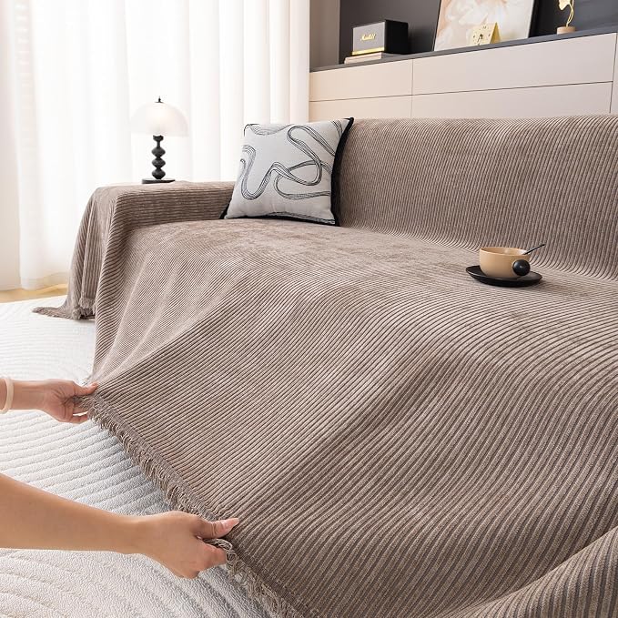 DREAMINGO Modern Minimalist Sofa Covers Washable Pet Furniture Protector Couch - Image 3