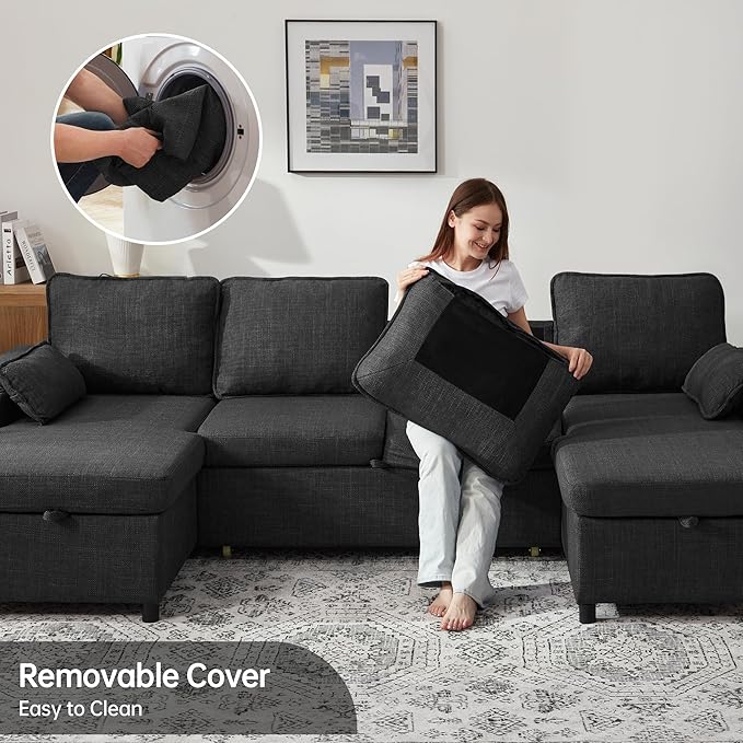 DURASPACE Sofa Bed Pull Out Couch Sleeper - Image 6