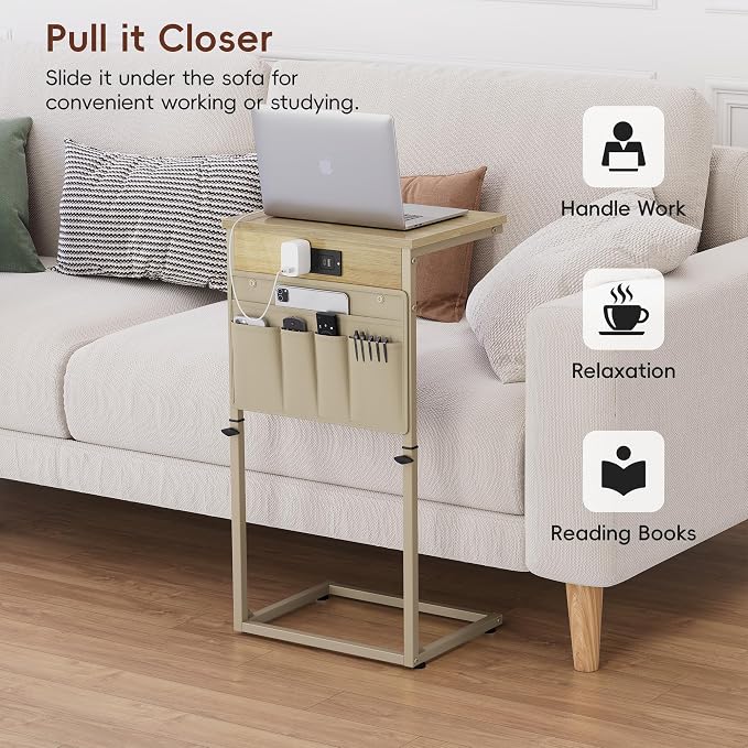 Vagusicc C-Shaped End Table - Image 8