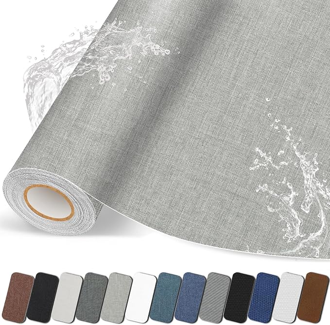 Fabric Repair Patches, 17X158 inch Linen Self-Adhesive Fabric Repair Tape by CanvasRepairPatch
