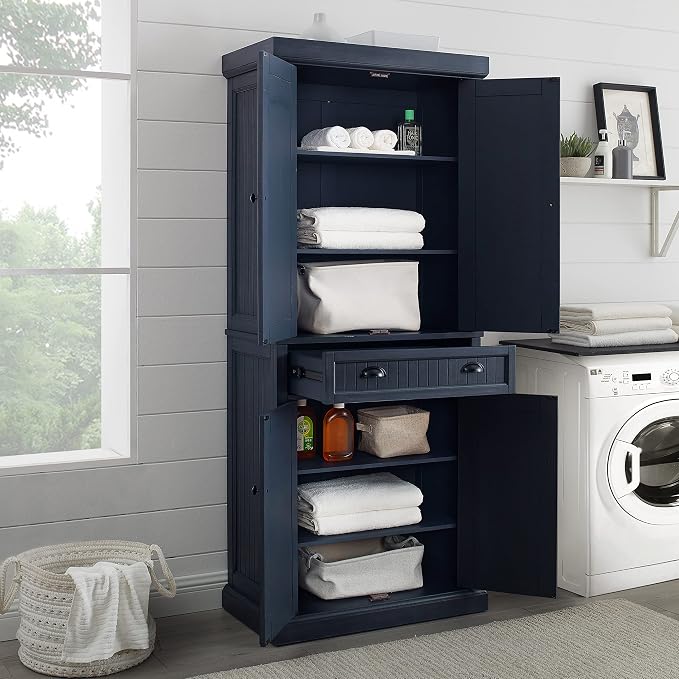 Crosley Furniture Seaside Coastal Pantry Storage Cabinet - Image 11