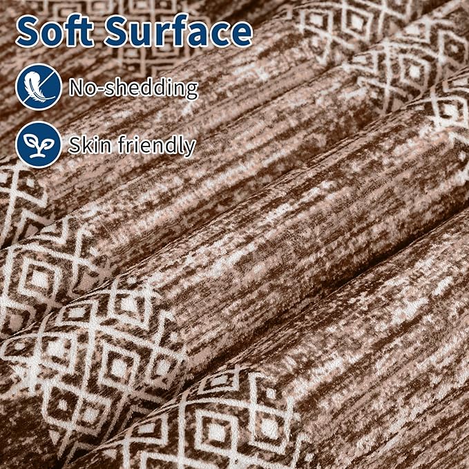 GarveeHome Modern Geometric Rug 4x6 Washable Rug - Image 4
