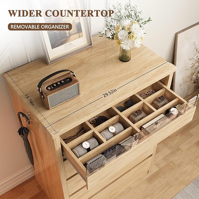 Jocoevol 5 Drawer Dresser for Bedroom - Image 5