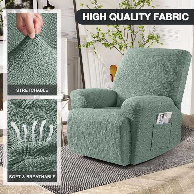 Timeles Recliner Covers Extra Wide Recliner Chair Cover Reclining Sofa - Image 2