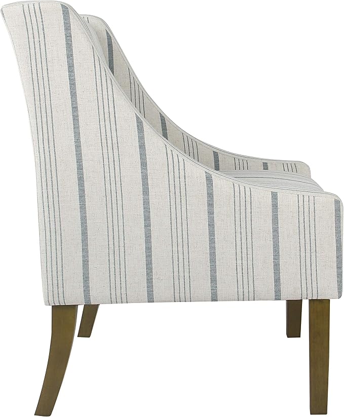 Homepop Home Decor Upholstered Classic Swoop Arm Accent Chair Accent Chairs - Image 6