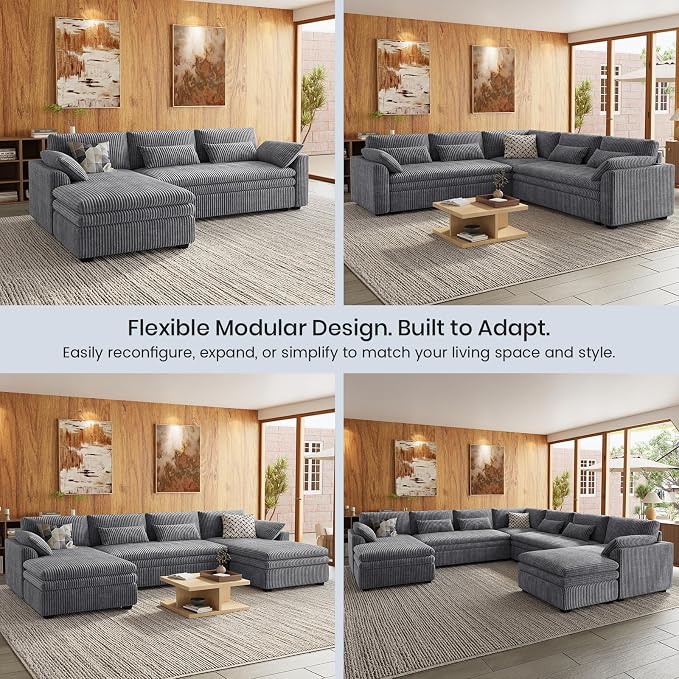 Belffin Large Modular Sectional Sofa - Image 4