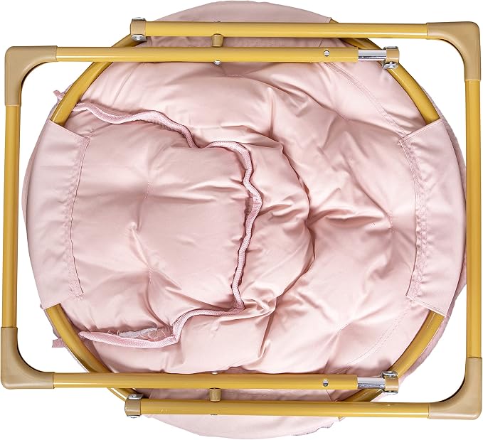 Flash Furniture Gwen Kids Cozy Mini Folding Saucer Chair - Image 7